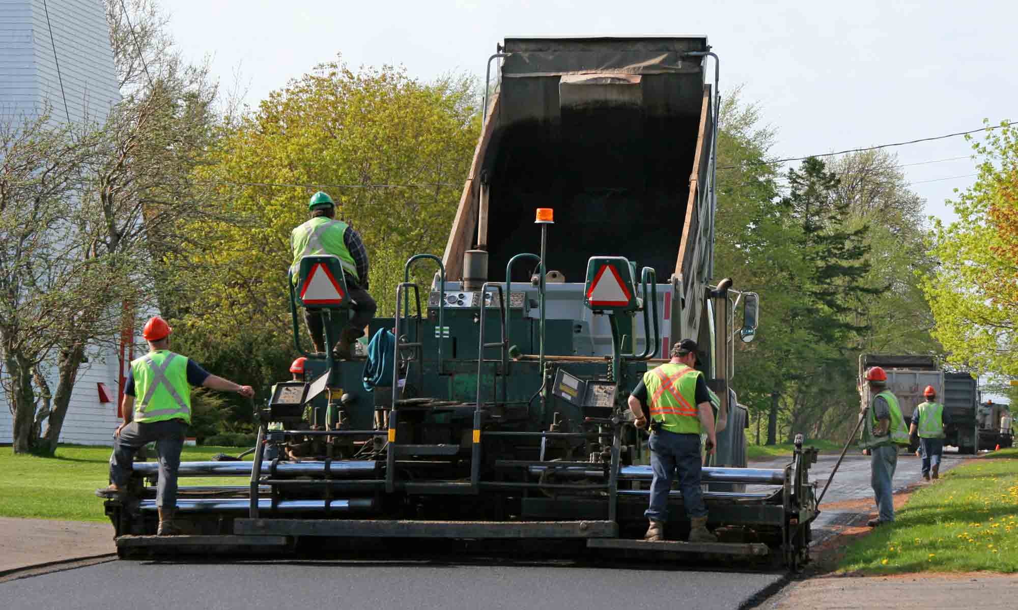 Paving Asphalt Road